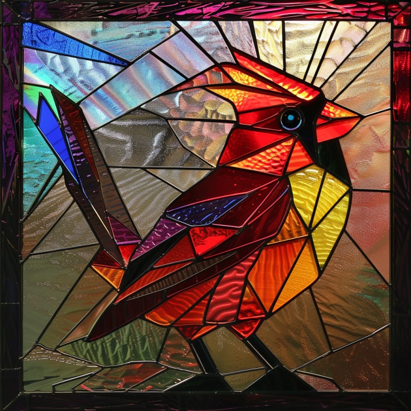 stainedglassbird